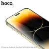 ЗАХИСНЕ СКЛО HOCO A34 9D LARGE ARC DUSTPROOF ДЛЯ IPHONE 14 PRO MAX, ЧОРНИЙ