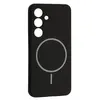 ЧОХОЛ SILICONE CASE LUXURY MAGSAFE ДЛЯ SAMSUNG S24+, ЧОРНИЙ