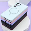 ЧОХОЛ SILICONE CASE LUXURY MAGSAFE ДЛЯ SAMSUNG S25 ELEGANT ПУРПУРОВИЙ