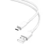 КАБЕЛЬ XO NB249 5A ANDROID PVC SHINY COLORFUL MICRO DATA CABLE, БІЛИЙ
