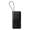 MR4_134253 Зовнішній акумулятор power bank baseus bipow 2 digital display with built-in type-c cable 10000mah 20w, чорний p10077101113-00 