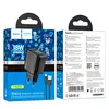 МЕРЕЖЕВИЙ ЗАРЯДНИЙ ПРИСТРІЙ HOCO CS21A RICH SINGLE PORT QC3.0 CHARGER SET (MICRO), (EU), ЧОРНИЙ