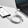 КАБЕЛЬ BASEUS SIMPLE WISDOM DATA CABLE KIT USB-A TO MICRO 2.1A (2PCS, SET) 1.5M, БІЛИЙ TZCAMZJ-02
