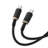 КАБЕЛЬ PD BASEUS DURA SERIES TYPE-C TO TYPE-C 100W 2M GOLD-ЧОРНИЙ P10377803U01-02