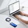 КАБЕЛЬ PD BASEUS CRYSTAL SHINE SERIES FAST CHARGING TYPE-C TO LIGHTNING 20W 2M, ЧОРНИЙ CAJY000301
