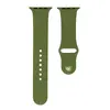 РЕМІНЕЦЬ ДЛЯ APPLE WATCH SILICONE 38, 40MM S (1) ЗЕЛЕНИЙ