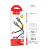 КАБЕЛЬ PD HOCO X109 ENERGY 60W SILICONE CHARGING DATA CABLE TYPE-C TO TYPE-C 60W, 2M, ЧОРНИЙ