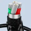 КАБЕЛЬ ХО NB249 5A ANDROID PVC SHINY COLORFUL MICRO DATA CABLE, ЧОРНИЙ