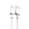 КАБЕЛЬ XO NB249 5A PVC SHINY COLORFUL LIGHTNING DATA CABLE, БІЛИЙ
