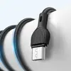 КАБЕЛЬ XO NB200 USB CABLE ДЛЯ MICRO 2.1A, 2M, ЧОРНИЙ