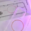 ЧОХОЛ CLEAR MAGNETIC (COLOR SLIM MAGSAFE) BOX ДЛЯ IPHONE 14 PRO MAX ПОМАРАНЧЕВИЙ