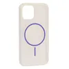 ЧОХОЛ CLEAR MAGNETIC (COLOR SLIM MAGSAFE) BOX ДЛЯ IPHONE 12 PRO MAX FLAMING ПУРПУРОВИЙ