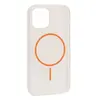 ЧОХОЛ CLEAR MAGNETIC (COLOR SLIM MAGSAFE) BOX ДЛЯ IPHONE 11 ПОМАРАНЧЕВИЙ
