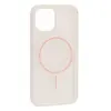 ЧОХОЛ CLEAR MAGNETIC (COLOR SLIM MAGSAFE) BOX ДЛЯ IPHONE 12, 12 PRO РОЖЕВИЙ