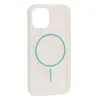 MR4_137061 Чохол clear magnetic (color slim magsafe) box для iphone 13 pro max glacier синій 