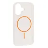 ЧОХОЛ CLEAR MAGNETIC (COLOR SLIM MAGSAFE) BOX ДЛЯ IPHONE 16 ПОМАРАНЧЕВИЙ