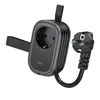 МЕРЕЖЕВИЙ ПОДОВЖУВАЧ HOCO NS7 SHARP 1 POSITION (PD20W, 1C2A) DESKTOP SOCKET (EU, GER), ЧОРНИЙ