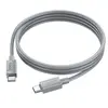 КАБЕЛЬ PD HOCO X107 FAVOR 60W CHARGING DATA CABLE TYPE-C TO TYPE-C 1M, СІРИЙ