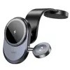 БЕЗДРОТОВИЙ АВТОМОБІЛЬНИЙ ЗАРЯДНИЙ ПРИСТРІЙ HOCO HW28 EXCELSO 2IN1 WIRELESS FAST CHARGING CAR HOLDER, ЧОРНИЙ