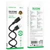 КАБЕЛЬ BOROFONE BX113 LENNY SILICONE ДЛЯ TYPE-C 3A, 1M, ЧОРНИЙ