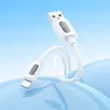 КАБЕЛЬ BOROFONE BX114 STRUCTURE SILICONE ДЛЯ LIGHTNING 2,4A, 1M, БІЛИЙ