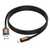 КАБЕЛЬ BOROFONE BX114 STRUCTURE SILICONE ДЛЯ MICRO 2.4A, 1M, ЧОРНИЙ