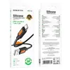 КАБЕЛЬ BOROFONE BX114 STRUCTURE SILICONE ДЛЯ TYPE-C 3A, 1M, ЧОРНИЙ