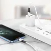 КАБЕЛЬ PD BOROFONE BX79 SILICONE CHARGING DATA CABLE TYPE-C TO LIGHTNING 20W, 1M, БІЛИЙ