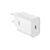 МЕРЕЖЕВИЙ ЗАРЯДНИЙ ПРИСТРІЙ XO CE15 (EU) PD20W TYPE-C FAST CHARGING CHARGER WITH TYPE-C CABLE, БІЛИЙ