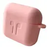 MR4_138334 Чохол для airpods 3 силіконовий 2mm logo 2in1 (+ карабин) (тех. пак) рожевий 