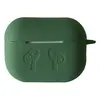 MR4_138340 Чохол для airpods pro силіконовий logo 2in1 (+ карабин) (тех. пак) pine зелений 