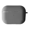 ЧОХОЛ ДЛЯ AIRPODS PRO SILICONE CASE, MICROFIBER, СІРИЙ
