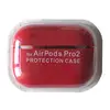 ЧОХОЛ ДЛЯ AIRPODS PRO 2 SILICONE CASE, MICROFIBER ЧЕРВОНИЙ