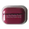 ЧОХОЛ ДЛЯ AIRPODS PRO 2 SILICONE CASE, MICROFIBER ROSE ЧЕРВОНИЙ