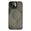 MR4_138202 Чохол case pro matte fortable camera lens magsafe для iphone 16 titanium, сірий 