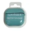 ЧОХОЛ ДЛЯ AIRPODS 4 SILICONE CASE, MICROFIBER LIGHT СИНІЙ
