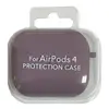 ЧОХОЛ ДЛЯ AIRPODS 4 SILICONE CASE, MICROFIBER СИНІЙBERRY