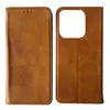 ЧОХОЛ-КНИЖКА BLACK TPU MAGNET ДЛЯ REDMI NOTE 14 4G GLOBAL VERSION BROWN
