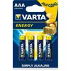 БАТАРЕЙКА VARTA ENERGY AAA BLISTER 4 ALKALINE LR3 (1769)