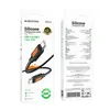 КАБЕЛЬ PD BOROFONE BX114 STRUCTURE SILICONE TYPE-C TO TYPE-C 60W, 1M, ЧОРНИЙ