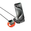 БЕЗДРОТОВИЙ ЗАРЯДНИЙ ПРИСТРІЙ HOCO CQ16A ASTUTE 3IN1 DESKTOP CHARGER+WATCH CHARGER, ЧОРНИЙ