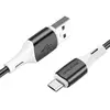 КАБЕЛЬ BOROFONE BX79 SILICONE CHARGING ДЛЯ MICRO 2.4A, 1M, ЧОРНИЙ