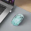 КОМПЮТЕРНА МИШКА XO M12 BLUETOOTH WIRELESS TRANSPARENT MOUSE СИНІЙ