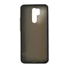 MR4_138584 Чохол-бампер захисний gingle matte case redmi 9, чорний, червоний 