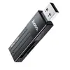 КАРТРИДЕР HOCO HB20 MINDFUL 2IN1 USB2.0, ЧОРНИЙ