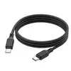 КАБЕЛЬ PD HOCO X90 COOL SILICONE CHARGING DATA CABLE PD-TO-TYPE-C 3A, PD60W, 1M, ЧОРНИЙ