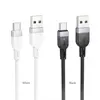 КАБЕЛЬ HOCO X109 ENERGY SILICONE CHARGING DATA CABLE TYPE-C, 3A, 1M, ЧОРНИЙ