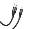 КАБЕЛЬ HOCO X72 CREATOR SILICONE CHARGING DATA CABLE ДЛЯ LIGHTNING 2,4A, 1M, ЧОРНИЙ