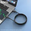 КАБЕЛЬ HOCO X72 CREATOR SILICONE CHARGING DATA CABLE ДЛЯ TYPE-C 2.4A, 1M, ЧОРНИЙ