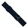 РЕМІНЕЦЬ SILICONE METAL CLAPS 20MM, ЧОРНИЙ
